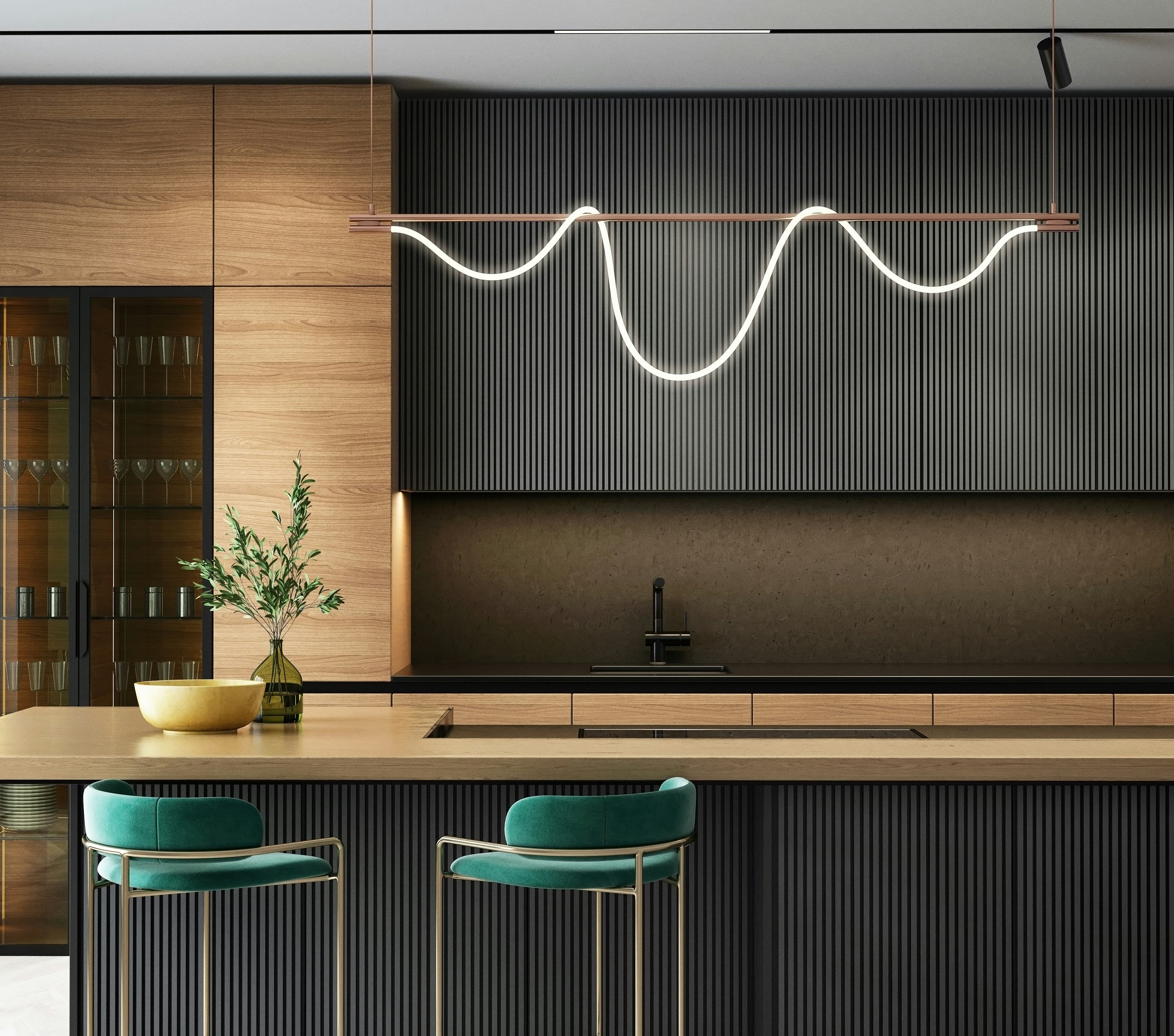 Straight Line Kitchen