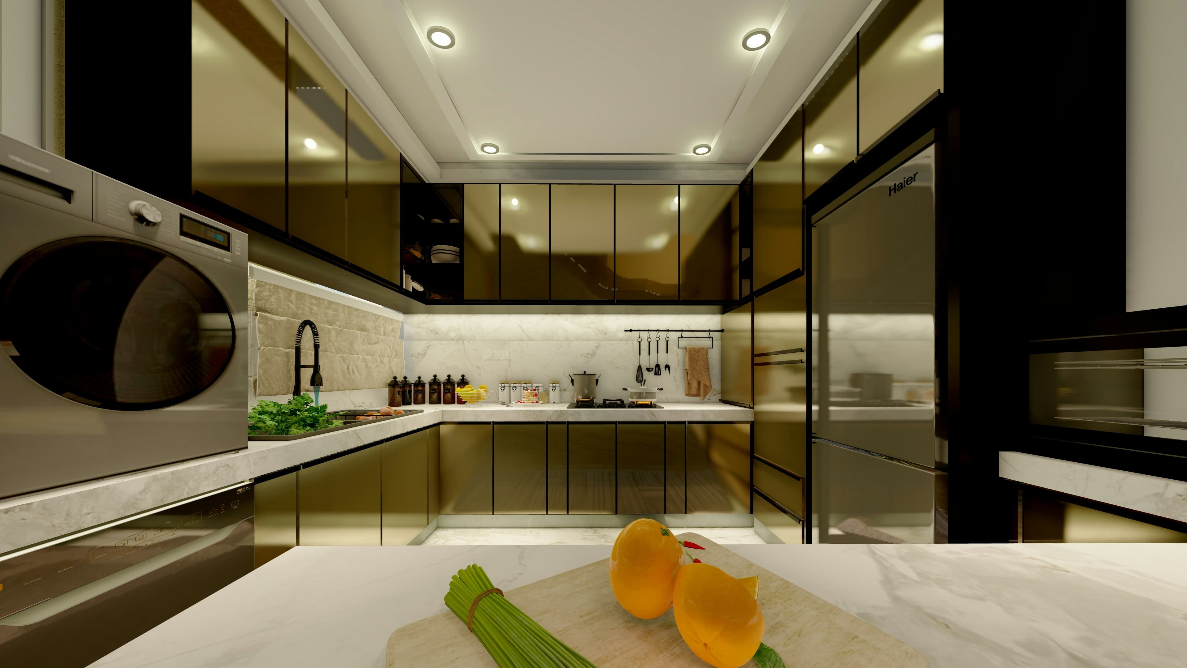 U-Shaped Kitchen